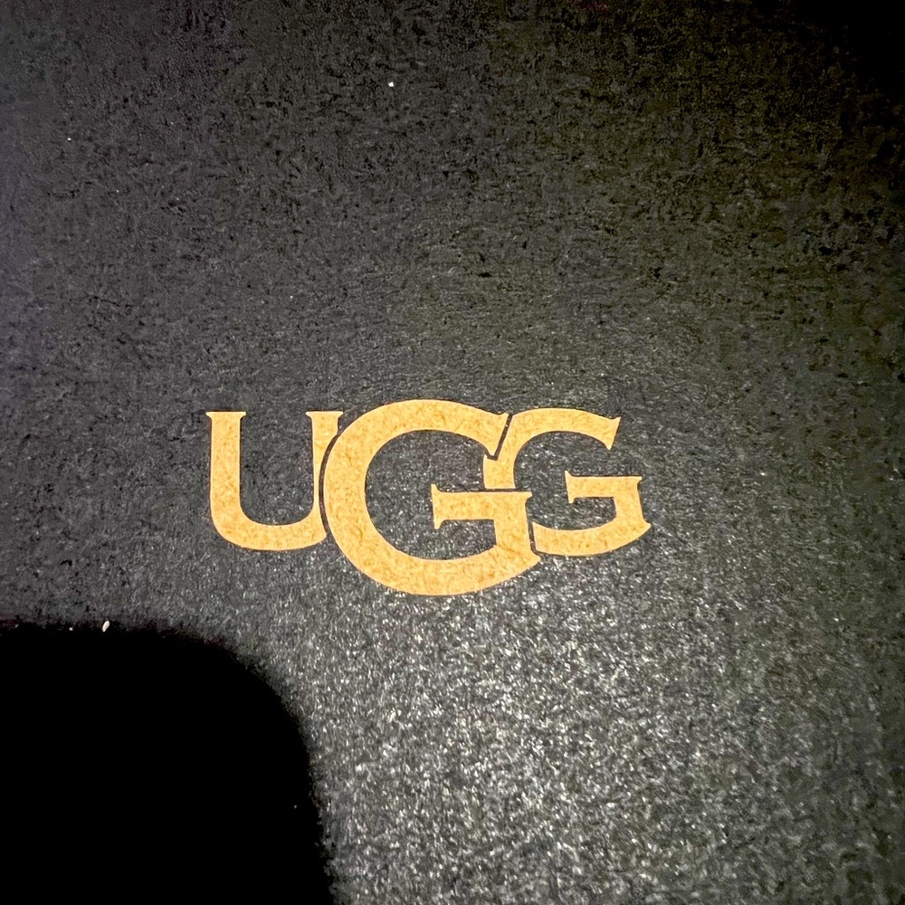 Brand New NWT mens UGG faux fur slides